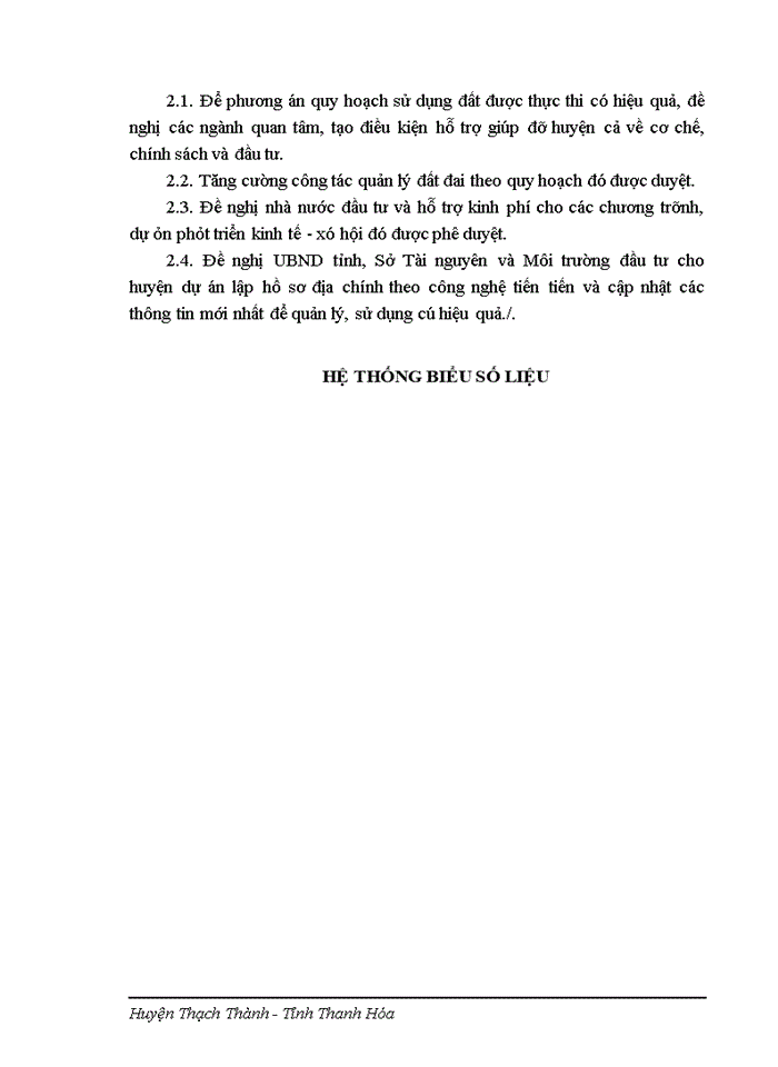 image for page Điều chỉnh quy hoạch sử dụng đất đến năm 2020 huyện Thạch Thành