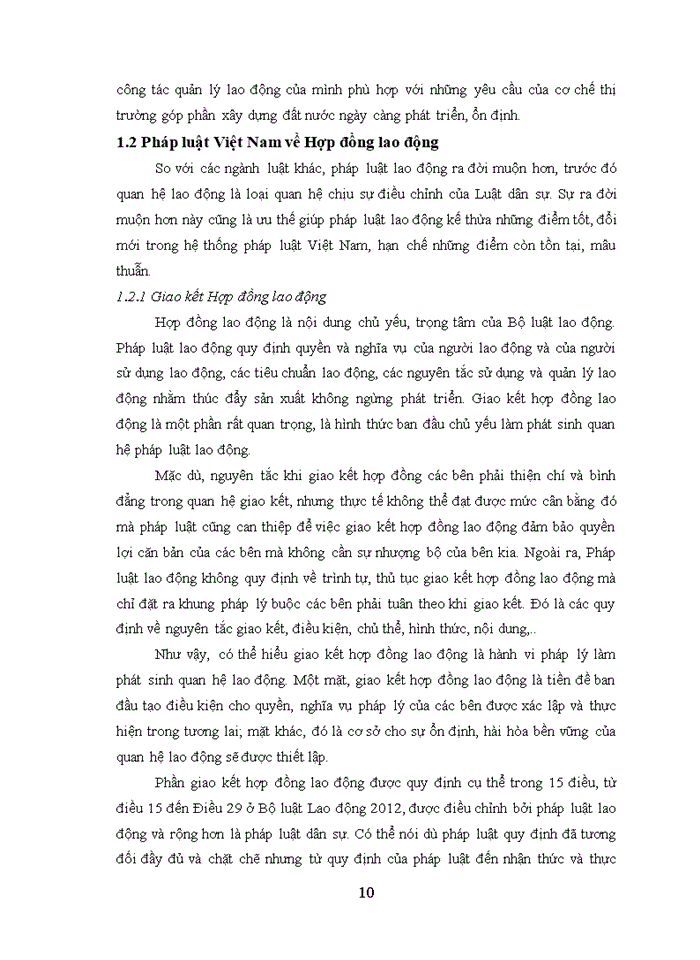 image for page Pháp luật về Hợp đồng lao động và thực tiễn giao kết thực hiện Hợp đồng lao động tại Công ty cổ phần thương mại Phú Thanh