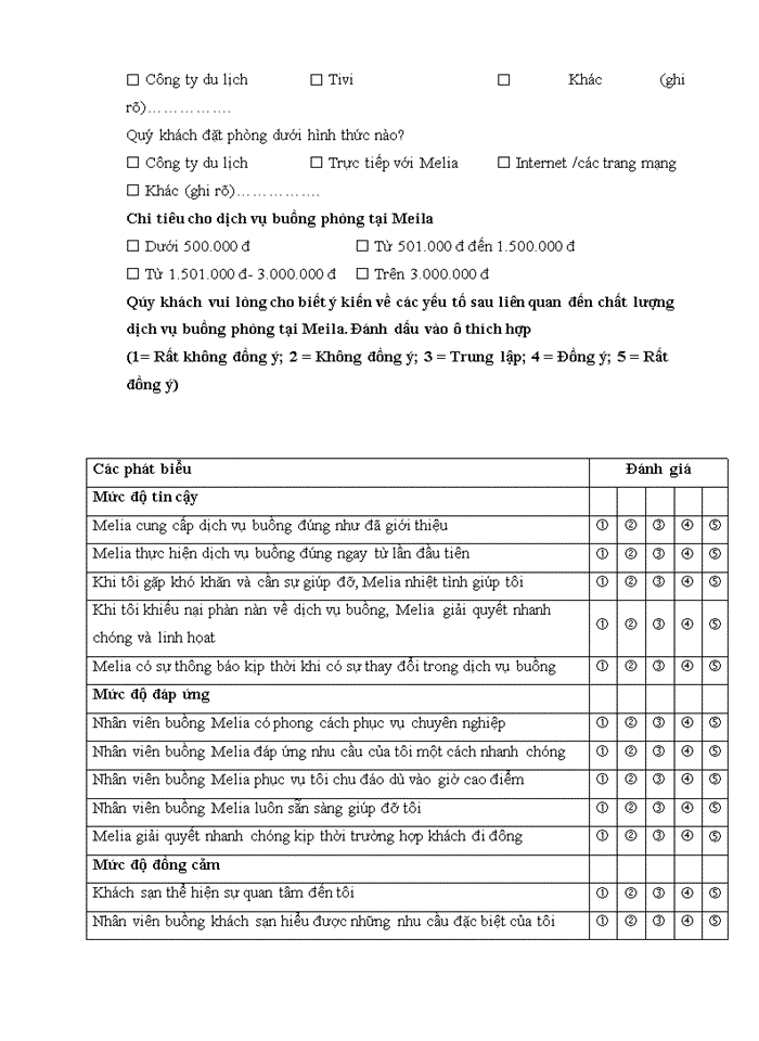 image for page Giải pháp nâng cao chất lượng dịch vụ buồng tại khách sạn Melia Hà Nội