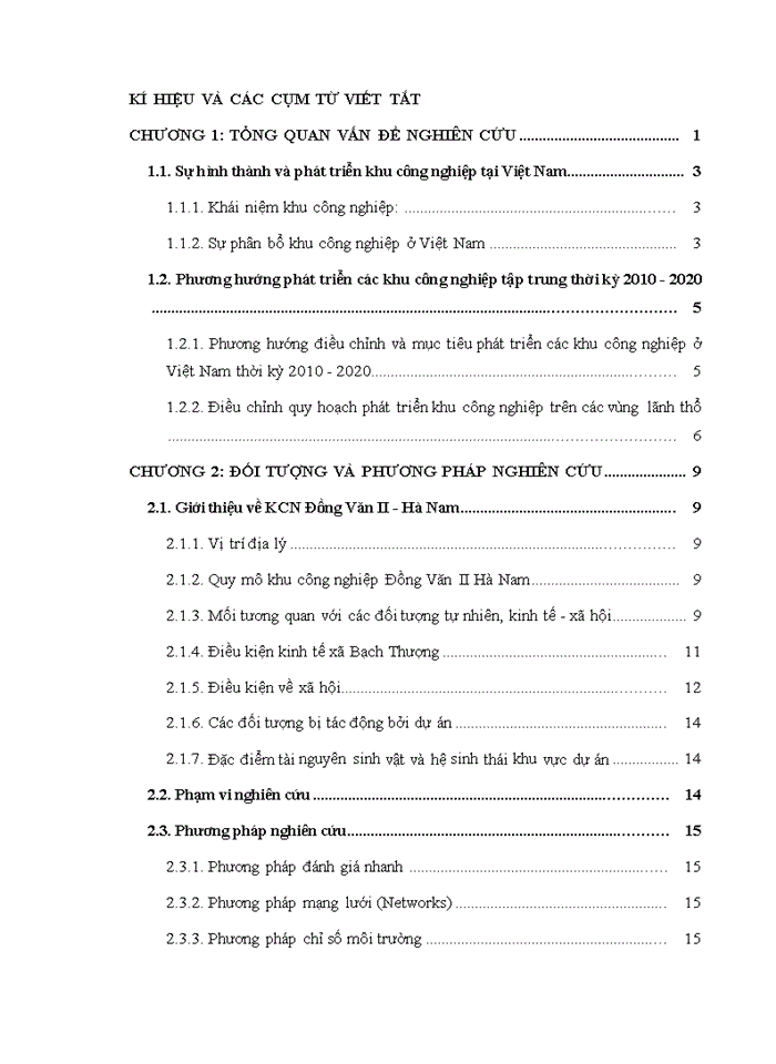 image for page ĐÁNH GIÁ HIỆN TRẠNG MÔI TRƯỜNG KHU CÔNG NGHIỆP ĐỒNG VĂN II TỈNH HÀ NAM VÀ ĐỀ XUẤT GIẢI PHÁP BẢO VỆ MÔI TRƯỜNG