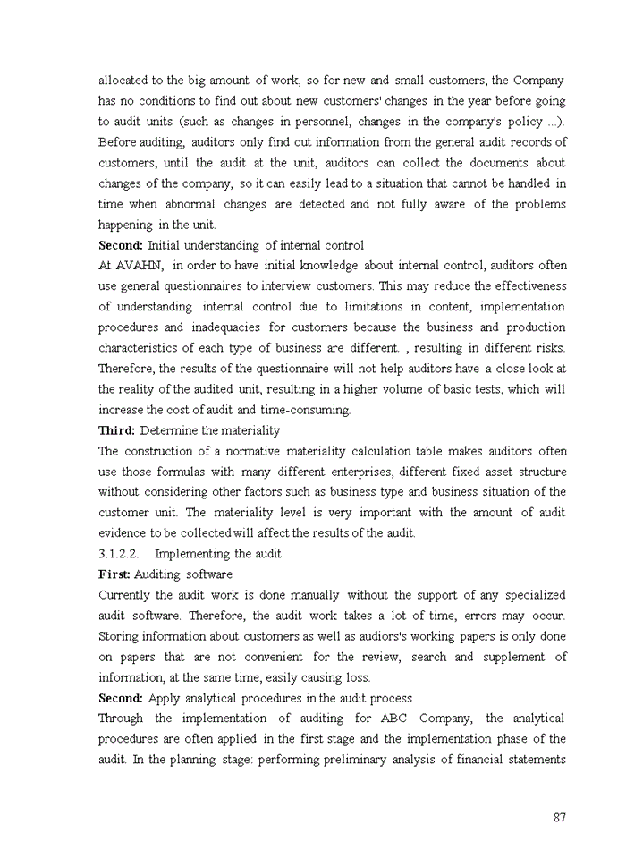 image for page TIẾNG ANH IMPROVING AUDIT OF FIXED ASSETS IN FINANCIAL AUDIT CONDUCTED BY VIETNAM AUDITING AND VALUATION COMPANY LIMITED HANOI BRANCH