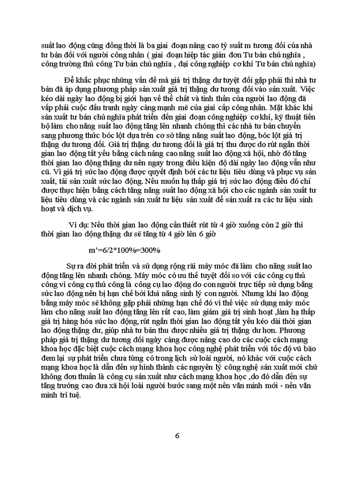 image for page Phân tích ra quá trình sản xuất ra giá trị thặng dư và 2 phương pháp sản xuất ra giá trị thặng dư Vận dụng lý luận này để dề xuất các giải pháp nâng cao hiệu quả sản xuất kinh doanh đối với doanh nghiệp trong nền kinh tế thị trường ở Việt Nam hiện nay