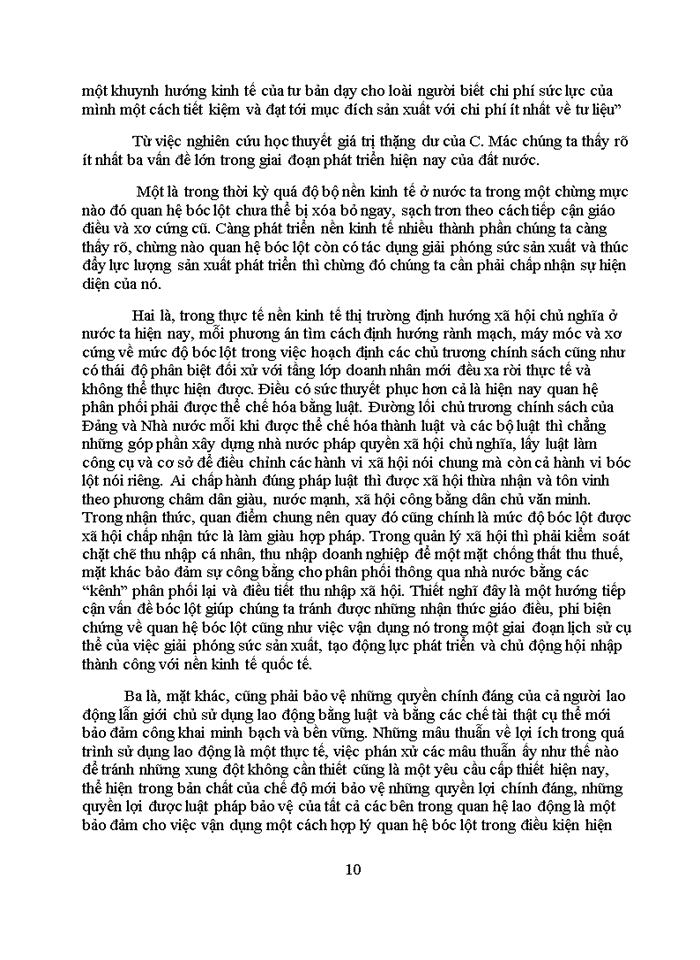 image for page Phân tích ra quá trình sản xuất ra giá trị thặng dư và 2 phương pháp sản xuất ra giá trị thặng dư Vận dụng lý luận này để dề xuất các giải pháp nâng cao hiệu quả sản xuất kinh doanh đối với doanh nghiệp trong nền kinh tế thị trường ở Việt Nam hiện nay