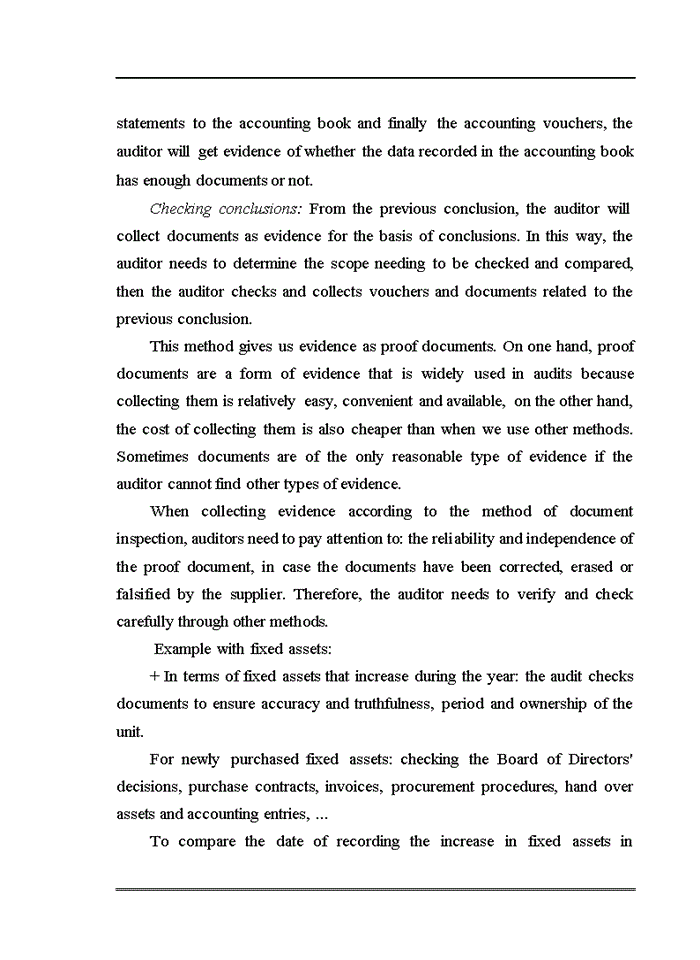 image for page Tiếng anh Application of techniques in collecting audit evidence in financial audits conducted by KSi Viet Nam Auditing Company Ltd