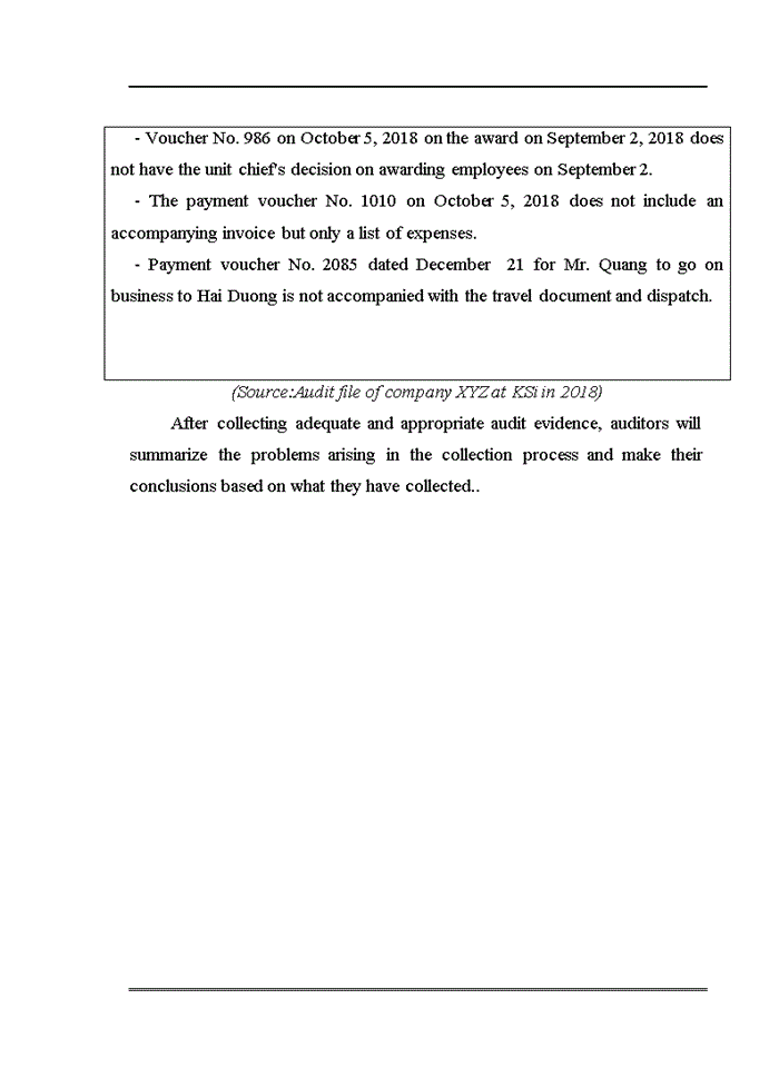 image for page Tiếng anh Application of techniques in collecting audit evidence in financial audits conducted by KSi Viet Nam Auditing Company Ltd