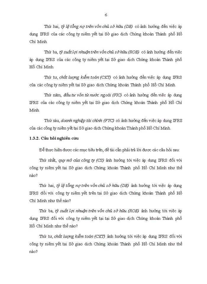 image for page NGHIÊN CỨU CÁC NHÂN TỐ ẢNH HƯỞNG ĐẾN VIỆC ÁP DỤNG IFRS CỦA DOANH NGHIỆP NIÊM YẾT TẠI SỞ GIAO DỊCH CHỨNG KHOÁN THÀNH PHỐ HỒ CHÍ MINH