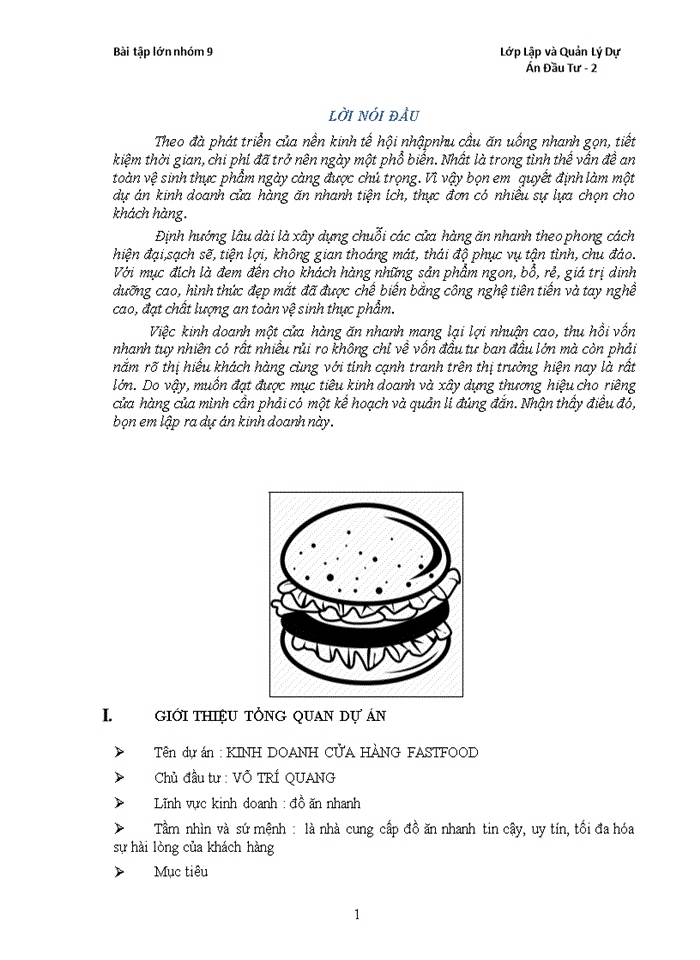 KINH DOAN CỬA HÀNG FASTFOOD