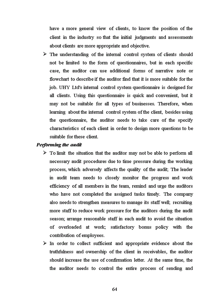 image for page AUDIT OF TRADE RECEIVABLES ITEM IN FINANCIAL AUDITS CONDUCTED BY UHY AUDITING AND CONSULTING COMPANY LIMITED