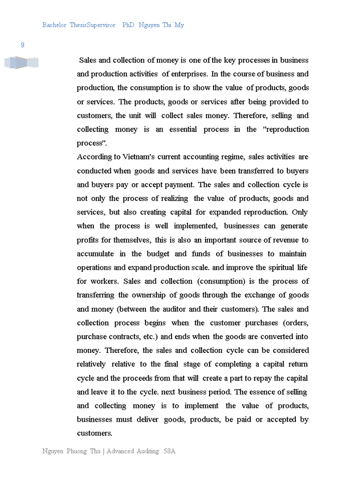 image for page RACTICE OF AUDIT OF THE SALES AND COLLECTION CYCLE IN FINANCIAL AUDITS CONDUCTED BY AMBER AUDITING AND FINANCIAL CONSULTING COMPANY LIMITED