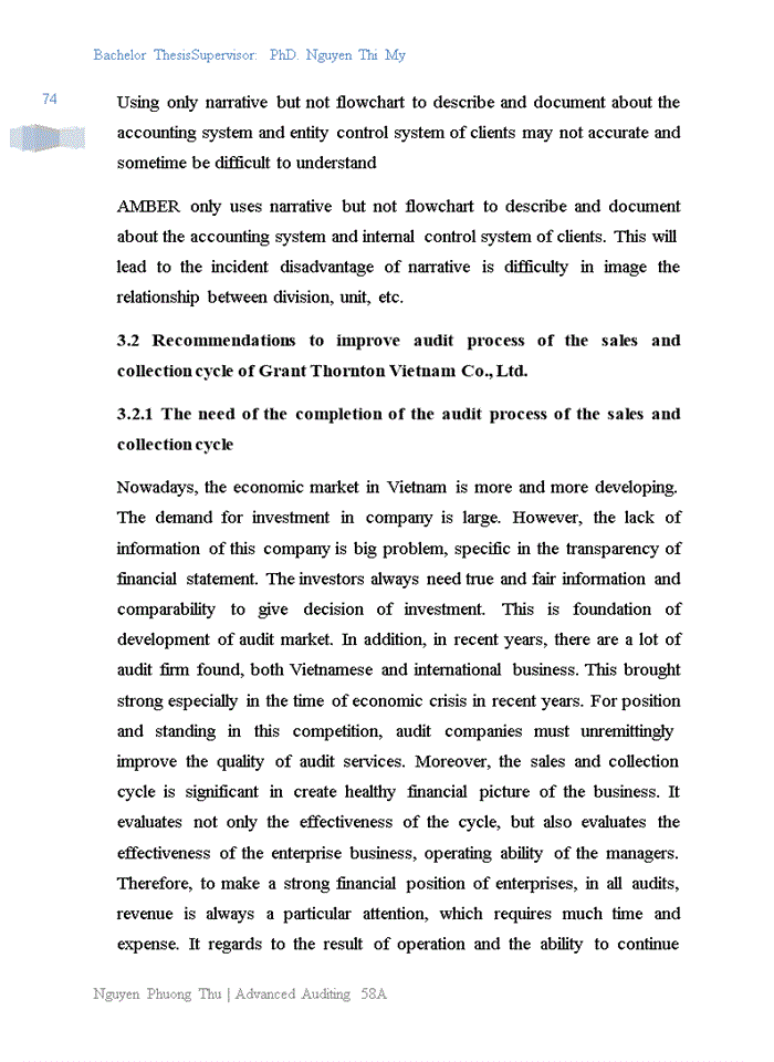 image for page RACTICE OF AUDIT OF THE SALES AND COLLECTION CYCLE IN FINANCIAL AUDITS CONDUCTED BY AMBER AUDITING AND FINANCIAL CONSULTING COMPANY LIMITED