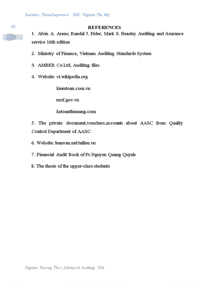 image for page RACTICE OF AUDIT OF THE SALES AND COLLECTION CYCLE IN FINANCIAL AUDITS CONDUCTED BY AMBER AUDITING AND FINANCIAL CONSULTING COMPANY LIMITED