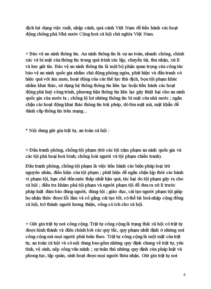 image for page Trình bày vai trò của quần chúng nhân dân trong bảo vệ an ninh Tổ quốc liên hệ thực tiễn bản thân