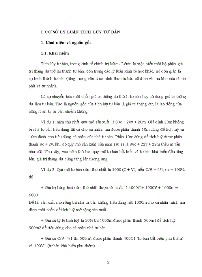 image for page Trình bày lý luận của CN Mác Lênin về tích lũy tư bản vốn và liên hệ với thực tiễn ở Việt Nam