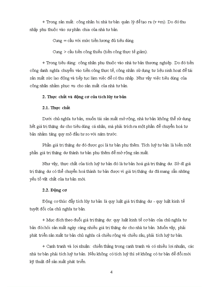 image for page Trình bày lý luận của CN Mác Lênin về tích lũy tư bản vốn và liên hệ với thực tiễn ở Việt Nam