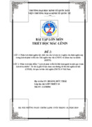 Phân tích định nghĩa vật chất của của Lê-nin và ý nghĩa của định nghĩa này trong lịch sử phát triển của Chủ nghĩa duy vật CNDV và Khoa học tự nhiên KHTN