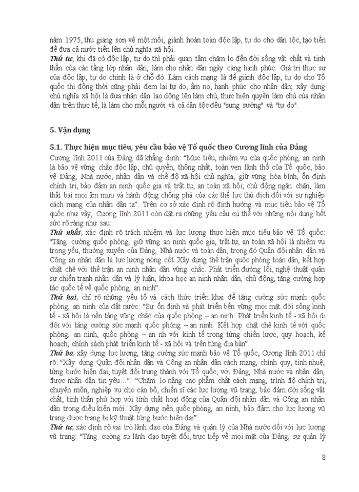 image for page Anh chị hãy phân tích câu nói của Hồ Chí Minh Không có gì quý hơn độc lập tự do Ý nghĩa của câu nói trên đối với việc bảo vệ nền độc lập chủ quyền toàn vẹn lãnh thổ nước ta hiện nay