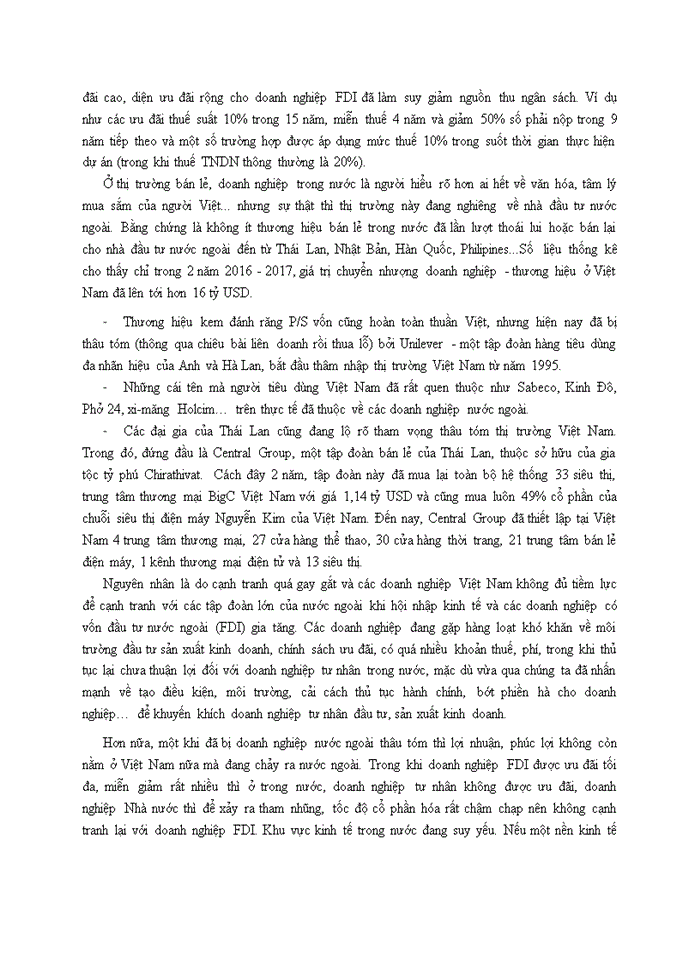 image for page Các ảnh hưởng tiêu cực của nguồn vốn đầu tư Quốc tế FDI đến sự phát triển kinh tế bền vững của Việt Nam