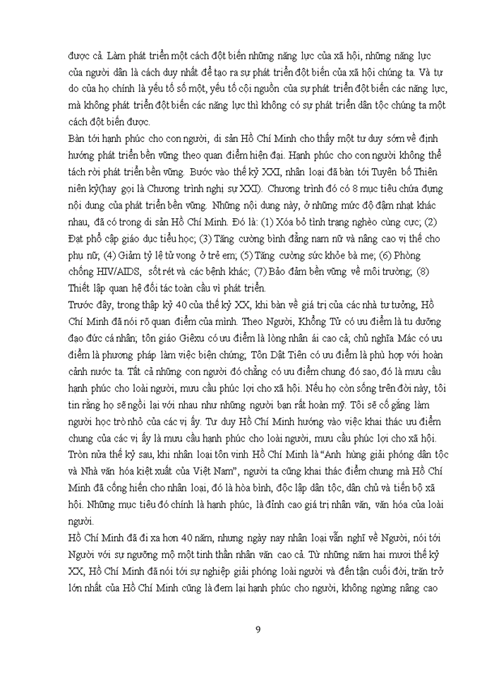 image for page Phân tích luận điểm của Hồ Chí Minh Nước độc lập mà người dân không được hưởng hạnh phúc tự do thì độc lập cũng chẳng có nghĩa lý gì Làm rõ ý nghĩa của luận điểm đối với Việt Nam hiện nay