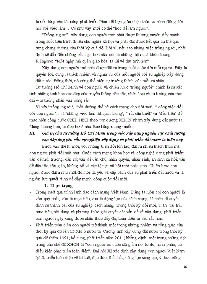 image for page Anh chị hãy phân tích quan điểm của Hồ Chí Minh về chiến lược phát triển con người toàn diện Giá trị của quan điểm nêu trên trong việc phát triển nguồn nhân lực chất lượng cao đáp ứng yêu cầu sự nghiệp xây dựng và phát triển đất nước ta hiện nay