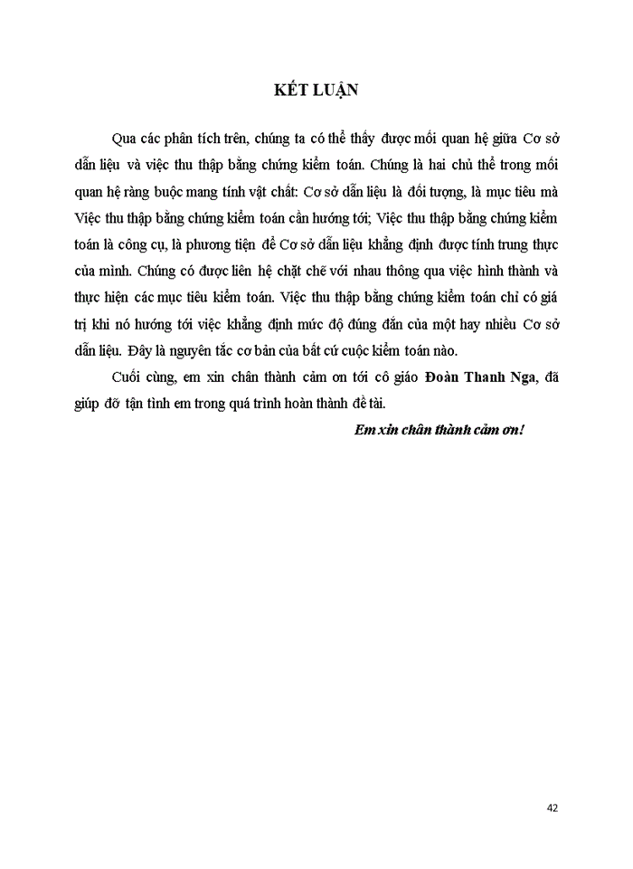 image for page Cơ sở dẫn liệu với việc thu thập bằng chứng kiểm toán trong kiểm toán báo cáo tài chính