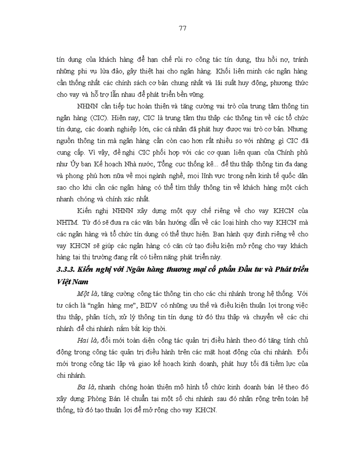 image for page THS MỞ RỘNG CHO VAY KHÁCH HÀNG CÁ NHÂN TẠI NGÂN HÀNG THƯƠNG MẠI CỔ PHẦN ĐẦU TƯ VÀ PHÁT TRIỂN VIỆT NAM CHI NHÁNH THANH HOÁ