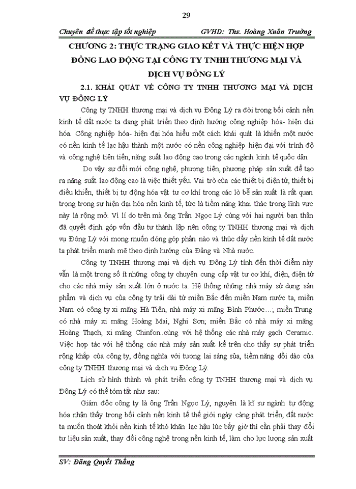 image for page THỰC TRẠNG GIAO KẾT VÀ THỰC HIỆN HỢP ĐỒNG LAO ĐỘNG TẠI CÔNG TY TNHH THƯƠNG MẠI VÀ DỊCH VỤ ĐÔNG LÝ