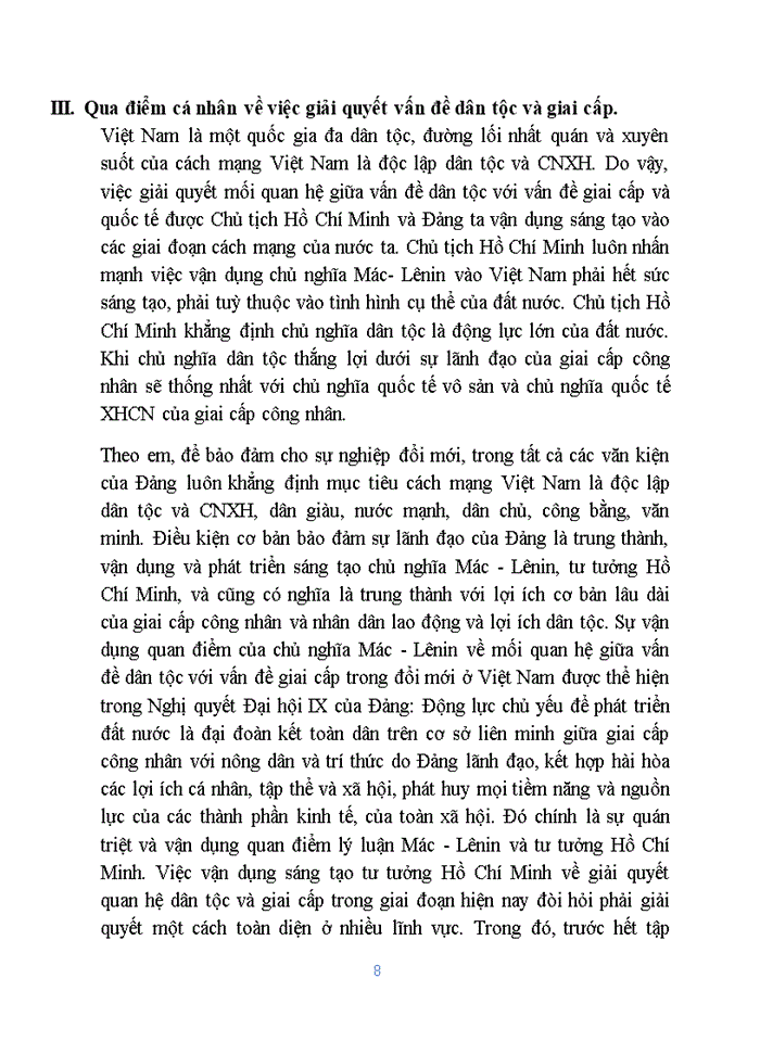 image for page TÌM HIỂU TƯ TƯỞNG HỒ CHÍ MINH VỀ VẤN ĐỀ DÂN TỘC VÀ VẤN ĐỀ GIAI CẤP