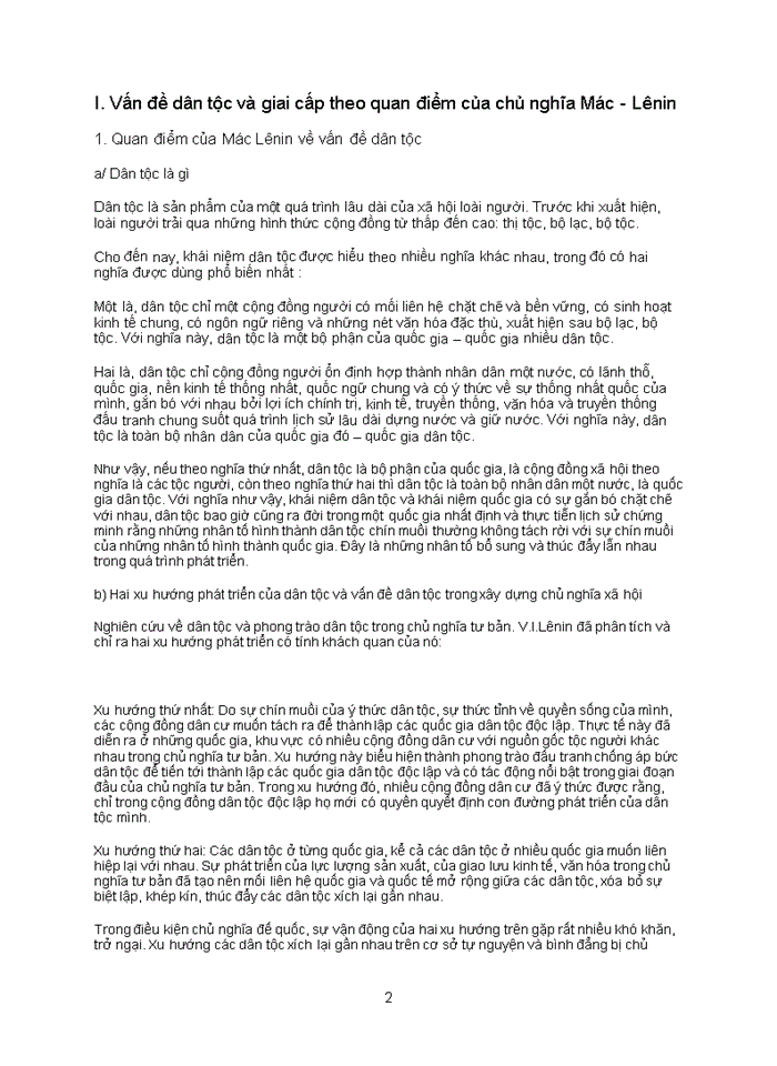 image for page Vấn đề dân tộc và giai cấp theo quan điểm của chủ nghĩa Mác -Lênin và cách tiếp cận của Hồ Chí Minh