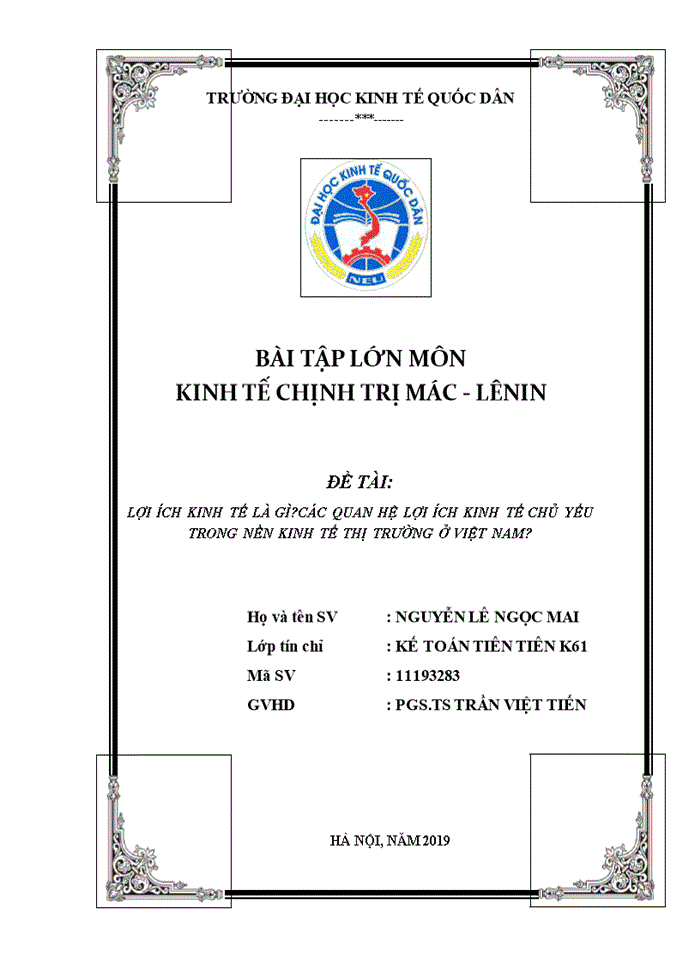 image for page LỢI ÍCH KINH TẾ LÀ GÌ CÁC QUAN HỆ LỢI ÍCH KINH TẾ CHỦ YẾU TRONG NỀN KINH TẾ THỊ TRƯỜNG Ở VIỆT NAM