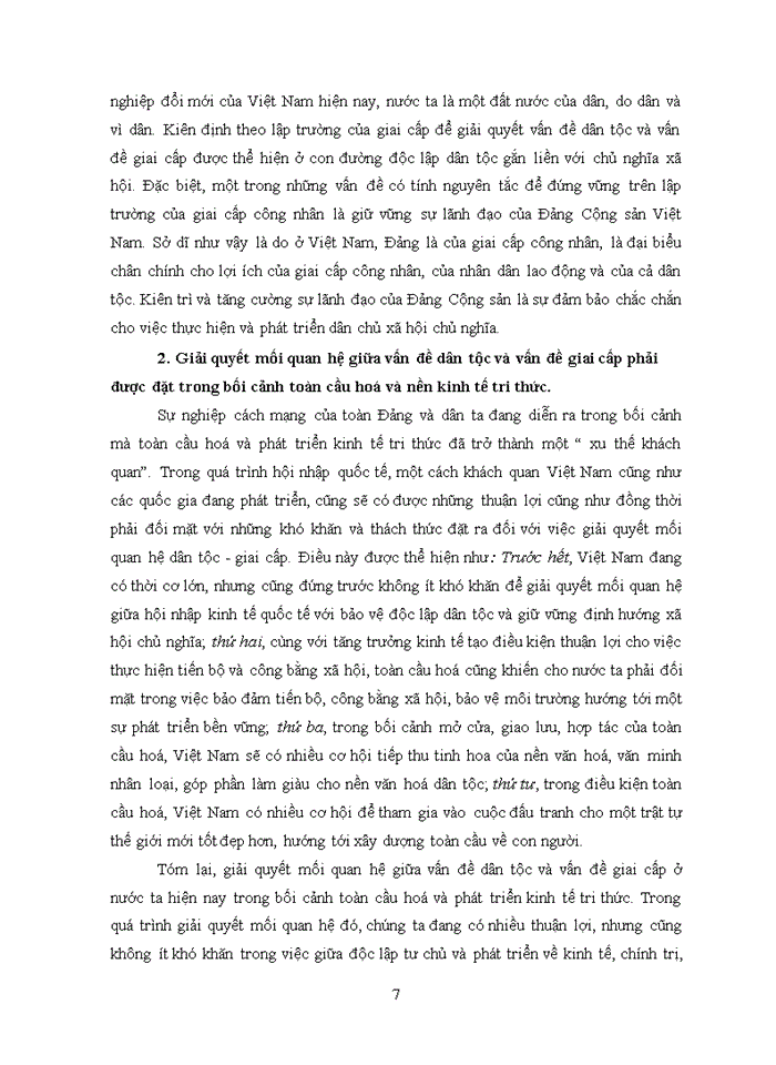 image for page Vấn đề dân tộc và vấn đề giai cấp theo quan điểm của chủ nghĩa Mác- Lênin