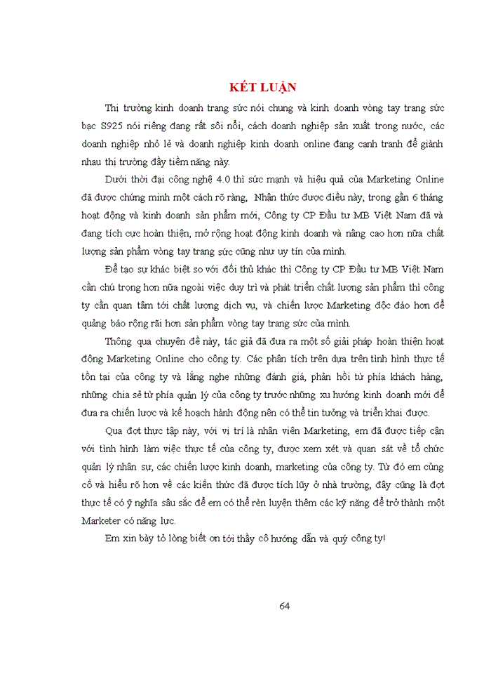image for page THỰC TRẠNG VÀ ĐỀ XUẤT GIẢI PHÁP HOÀN THIỆN HOẠT ĐỘNG MARKETING ONLINE CHO SẢN PHẨM VÒNG TAY TRANG SỨC TẠI CÔNG TY CỔ PHẦN ĐẦU TƯ MB VIỆT NAM