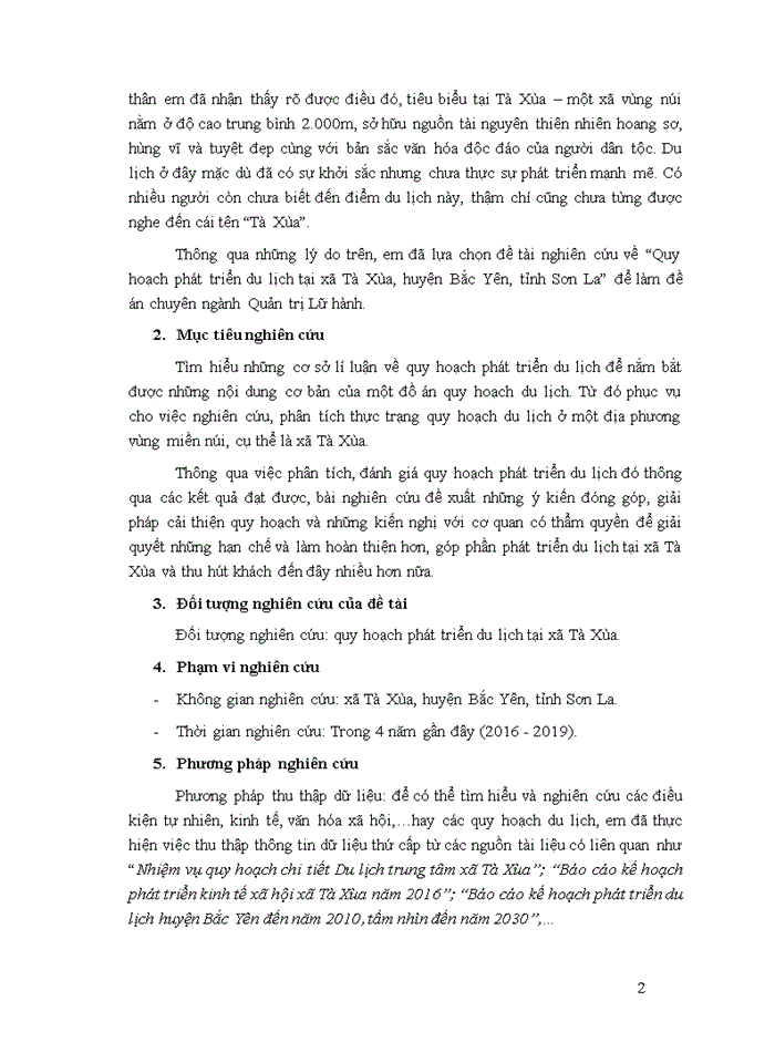 image for page NGHIÊN CỨU VỀ QUY HOẠCH PHÁT TRIỂN DU LỊCH TẠI XÃ TÀ XÙA SƠN LA