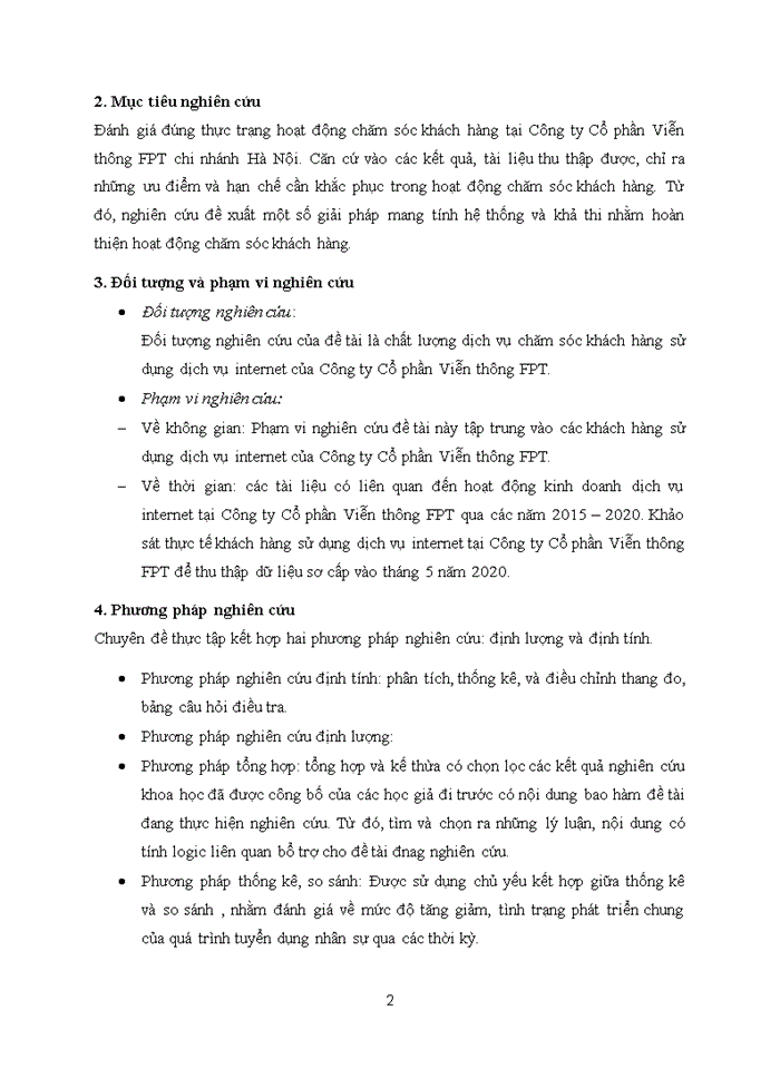 image for page Nâng cao chất lượng hoạt động chăm sóc khách hàng sử dụng dịch vụ internet tại Công ty Cổ phần Viễn thông FPT