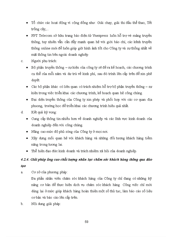 image for page Nâng cao chất lượng hoạt động chăm sóc khách hàng sử dụng dịch vụ internet tại Công ty Cổ phần Viễn thông FPT