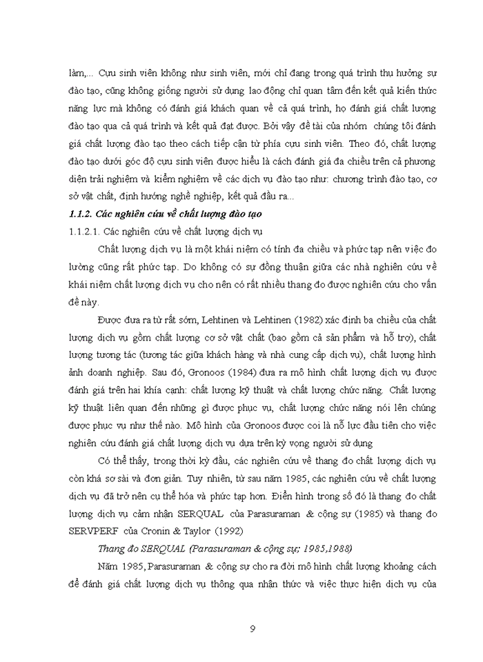 image for page Ảnh hưởng chất lượng chương trình đào tạo cử nhân đến sự hài lòng về công việc hiện tại của cựu sinh viên Trường đại học Kinh tế Quốc dân