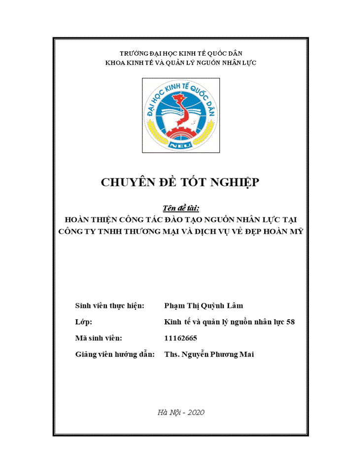 image for page HOÀN THIỆN CÔNG TÁC ĐÀO TẠO NGUỒN NHÂN LỰC TẠI CÔNG TY TNHH THƯƠNG MẠI VÀ DỊCH VỤ VẺ ĐẸP HOÀN MỸ