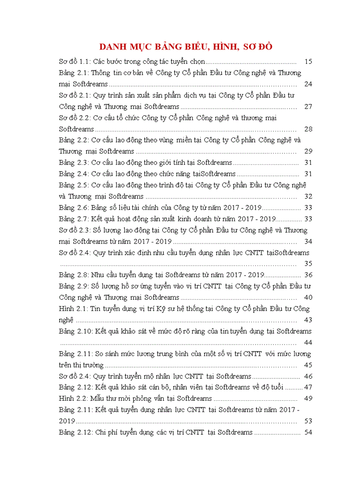 image for page HOÀN THIỆN CÔNG TÁC TUYỂN DỤNG NGUỒN NHÂN LỰC CÔNG NGHỆ THÔNG TIN TẠI CÔNG TY CỔ PHẦN CÔNG NGHỆ VÀ THƯƠNG MẠI SOFTDREAMS