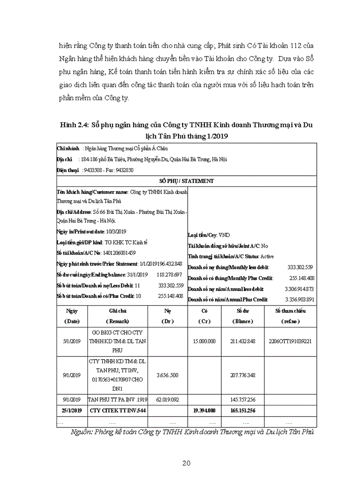 image for page KẾ TOÁN THANH TOÁN VỚI KHÁCH HÀNG TẠI CÔNG TY TNHH KINH DOANH THƯƠNG MẠI VÀ DU LỊCH TÂN PHÚ