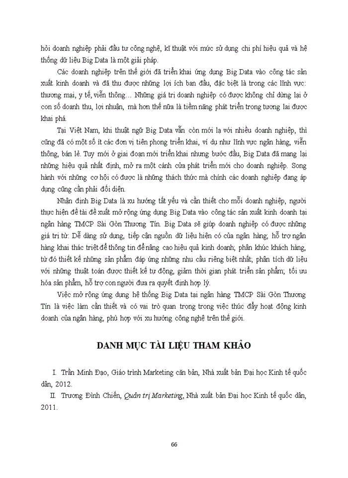 image for page THỰC TRẠNG VỀ ỨNG DỤNG CÔNG CỤ BIGDATA TRONG HOẠT ĐỘNG MARKETING CỦA SACOMBANK