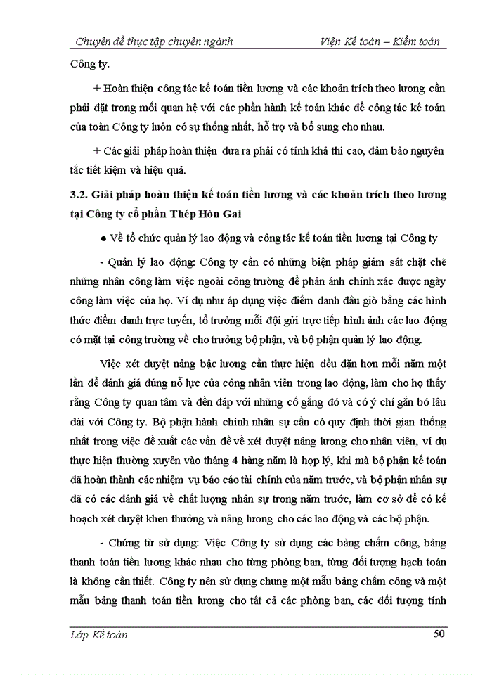 image for page HOÀN THIỆN KẾ TOÁN TIỀN LƯƠNG VÀ CÁC KHOẢN TRÍCH THEO LƯƠNG TẠI CÔNG TY CỐ PHẦN THÉP HÒN GAI