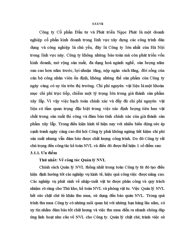 image for page HOÀN THIỆN KẾ TOÁN NGUYÊN VẬT LIỆU TẠI CÔNG TY CỔ PHẦN ĐẦU TƯ VÀ PHÁT TRIỂN NGỌC PHÁT