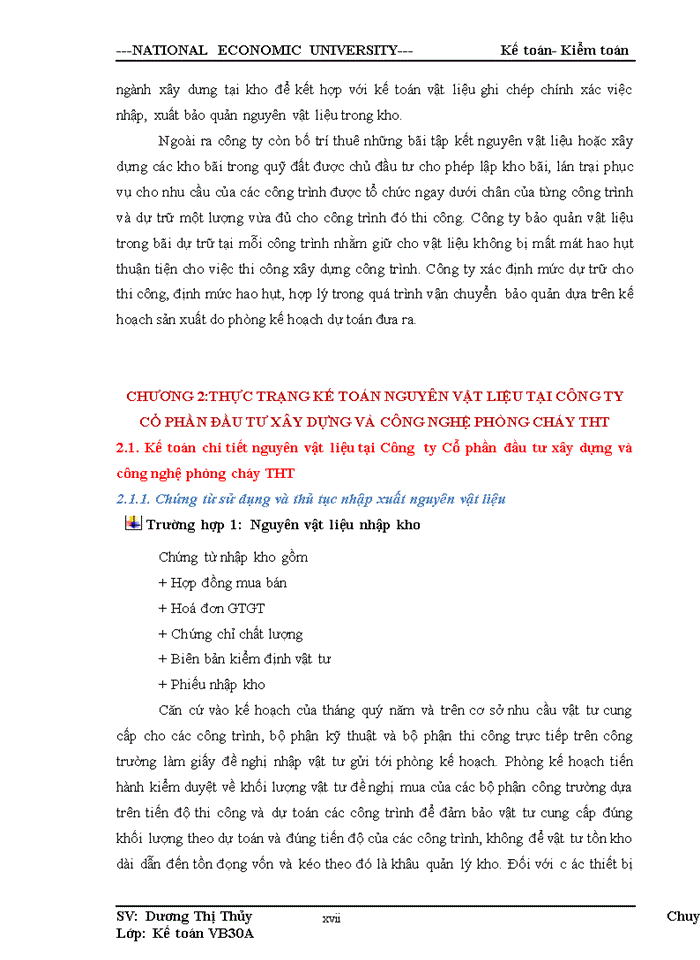 image for page Hoàn thiện kế toán nguyên liệu vật liệu trong ngành thi công lắp đặt hệ thống phòng cháy chữa cháy tại công ty Cổ phần đầu tư xây dựng và công nghệ phòng cháy THT