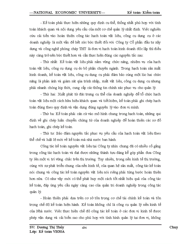 image for page Hoàn thiện kế toán nguyên liệu vật liệu trong ngành thi công lắp đặt hệ thống phòng cháy chữa cháy tại công ty Cổ phần đầu tư xây dựng và công nghệ phòng cháy THT