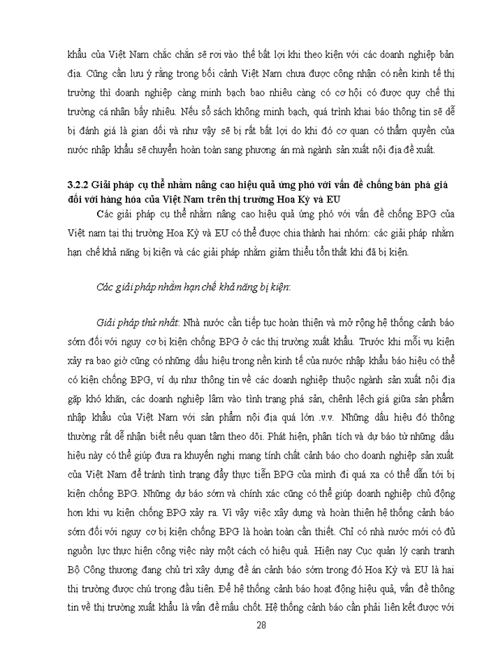 image for page Pháp luật về chống bán phá giá trong tổ chức thương mại thế giới và thực trạng chống bán phá giá của Việt Nam tại thị trường Hoa Kì và EU