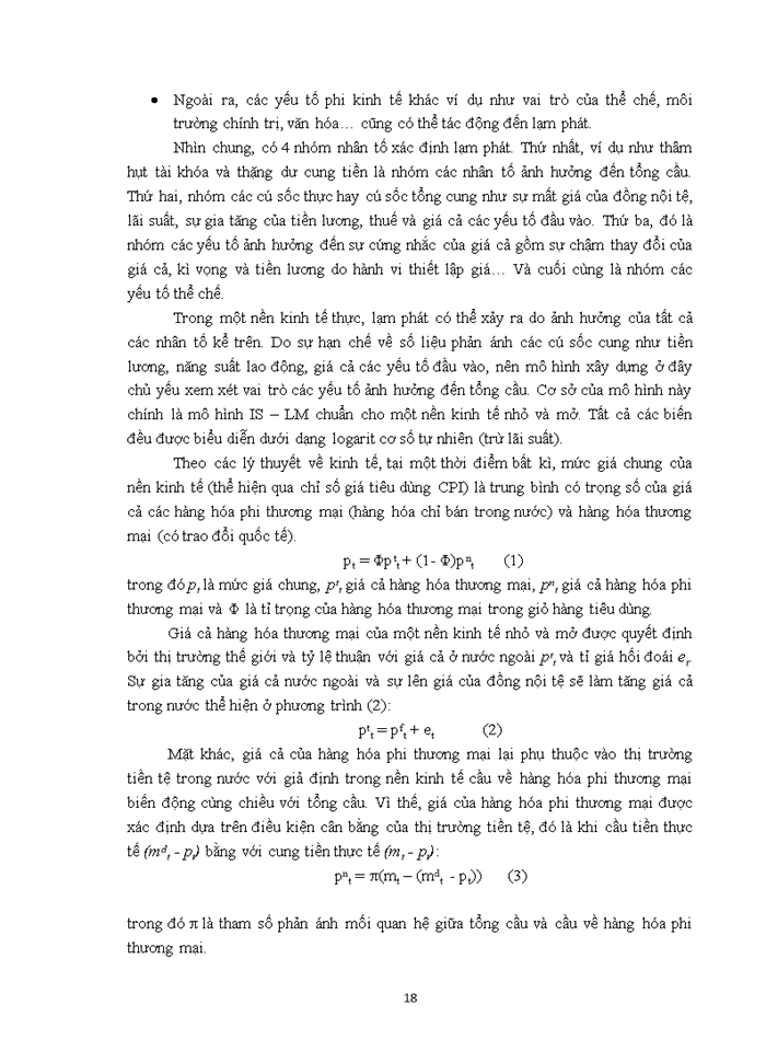 image for page PHÂN TÍCH CÁC NHÂN TỐ ẢNH HƯỞNG ĐẾN LẠM PHÁT VIỆT NAM GIAI ĐOẠN 2010-2019