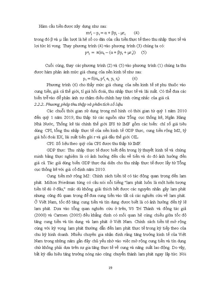 image for page PHÂN TÍCH CÁC NHÂN TỐ ẢNH HƯỞNG ĐẾN LẠM PHÁT VIỆT NAM GIAI ĐOẠN 2010-2019