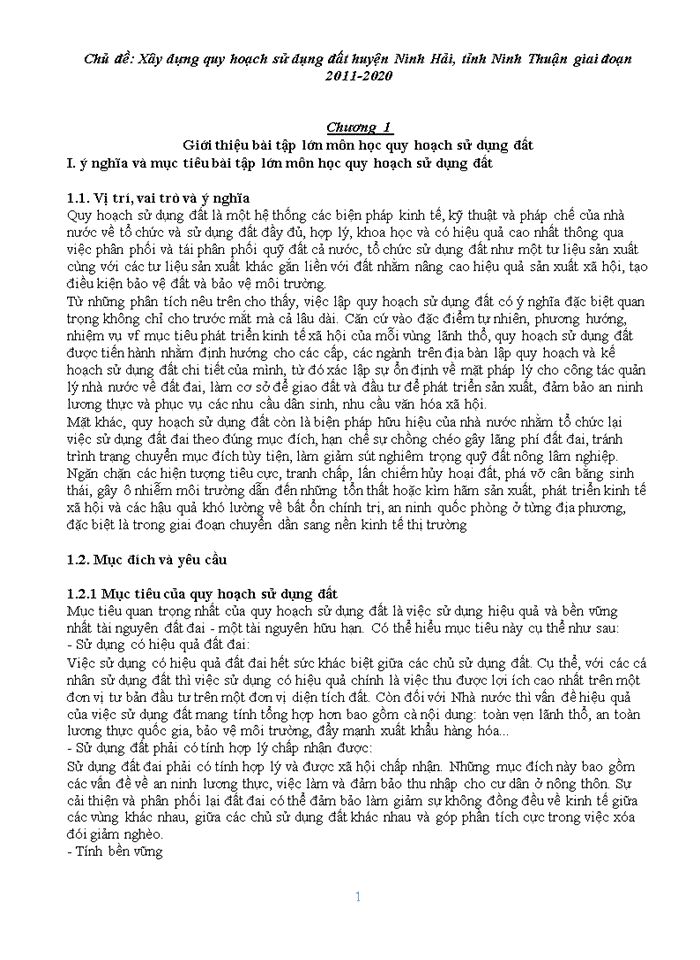 image for page Xây dựng quy hoạch sử dụng đất huyện Ninh Hải tỉnh Ninh Thuận giai đoạn 2011-202