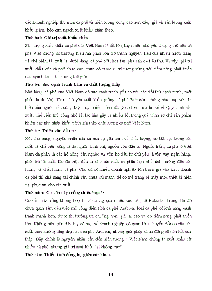image for page THỰC TRẠNG VÀ GIẢI PHÁP THÚC ĐẨY XUẤT KHẨU CÀ PHÊ VIỆT NAM SANG THỊ TRƯỜNG HOA KỲ