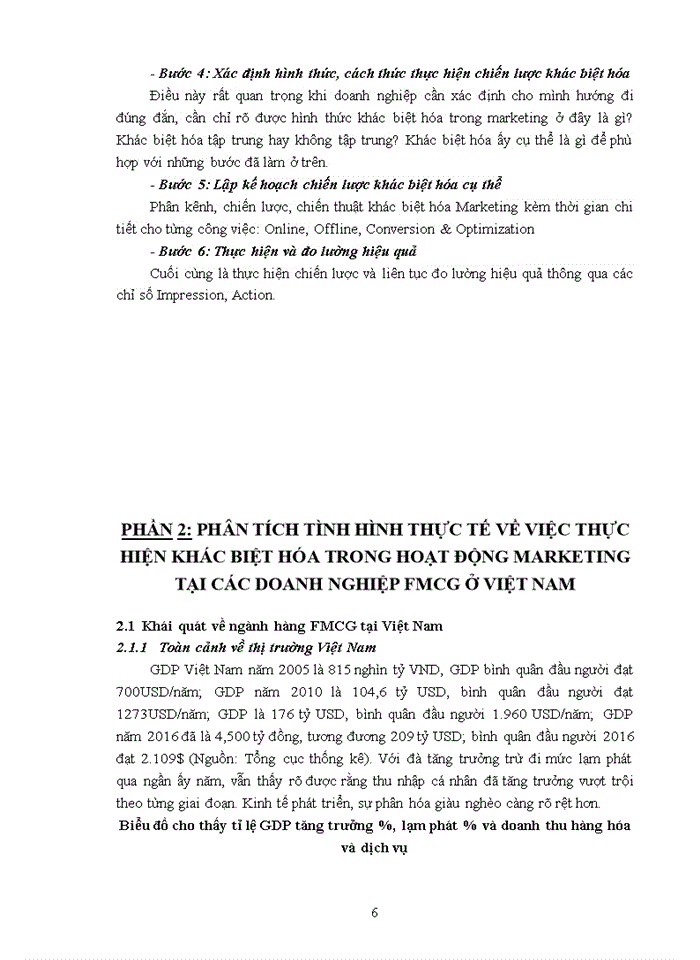 image for page VAI TRÒ CỦA YẾU TỐ KHÁC BIỆT HÓA TRONG HOẠT ĐỘNG MARKETING CỦA DOANH NGHIỆP NGHIÊN CỨU ĐIỂN HÌNH CÁC DOANH NGHIỆP NGÀNH HÀNG TIÊU DÙNG NHANH