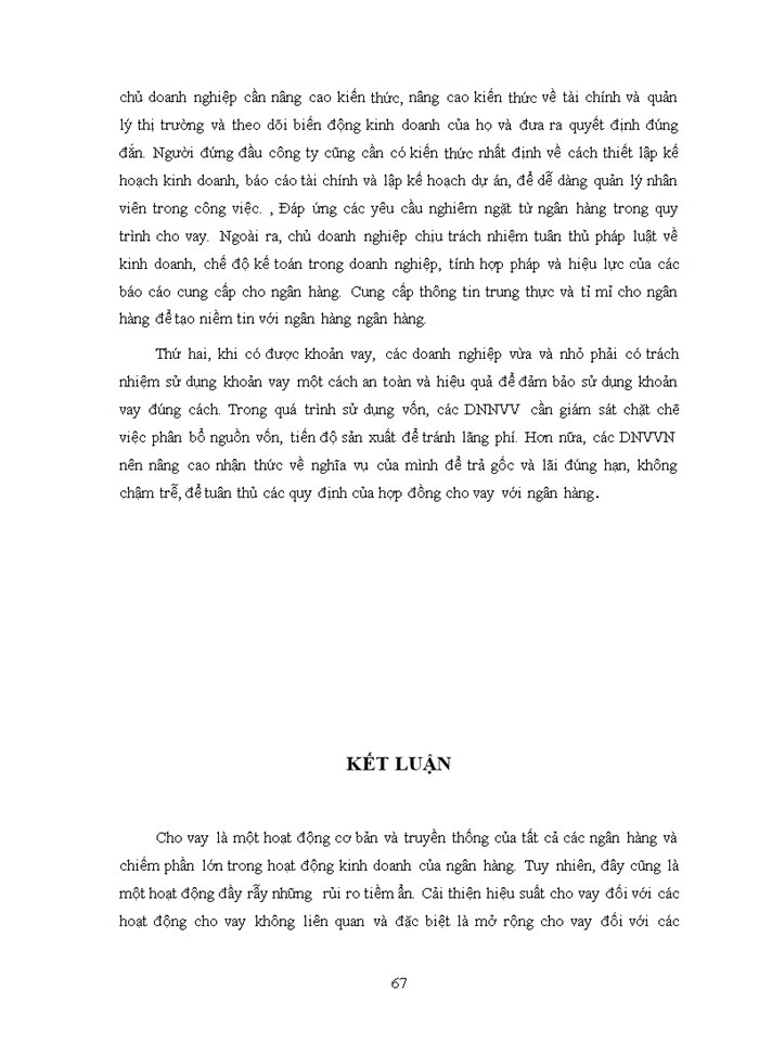 image for page MỞ RỘNG HOẠT ĐỘNG CHO VAY ĐỐI VỚI DOANH NGHIỆP VỪA VÀ NHỎ TẠI NGÂN HÀNG THƯƠNG MẠI CỔ PHẦN HÀNG HẢI VIỆT NAM CHI NHÁNH HÀ NỘI